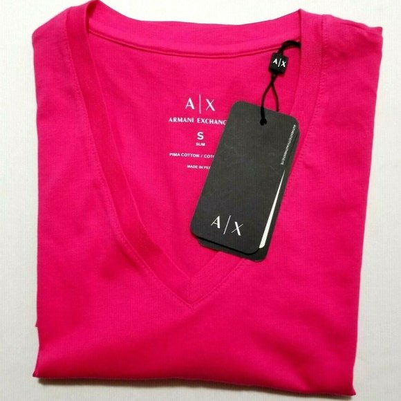 A/X Armani Exchange Other - Armani Exchange Men's Slim T-shirt V-neck Pima Cotton Tee A|X Logo (T) NWT